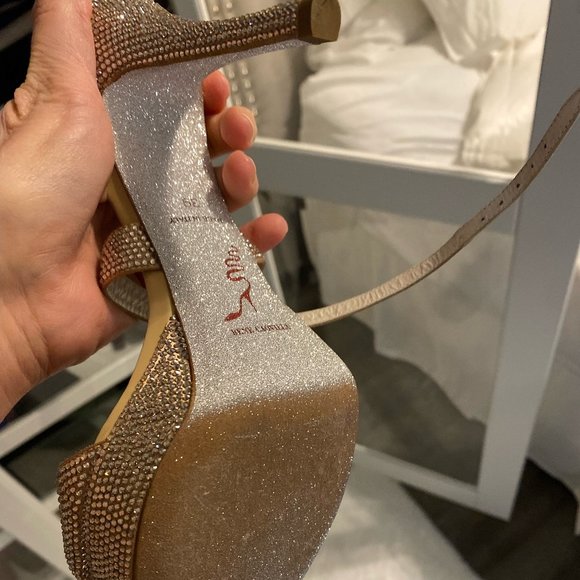 Rene Caovilla Swarovski Crystal Strappy High Heel Shoes - Size 39 - Gorgeous! - Picture 4 of 6